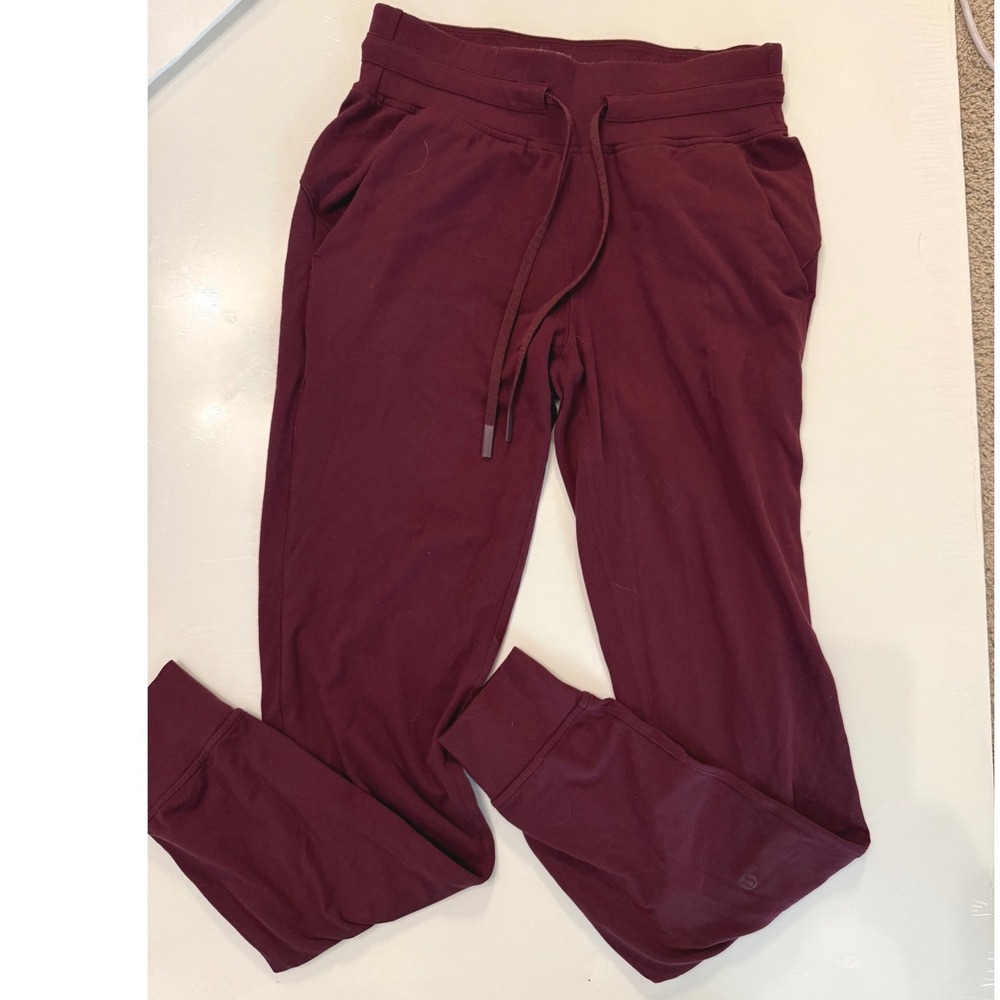 Lululemon Ready to Rulu Jogger 30" Burgundy Yoga Pants Size 4